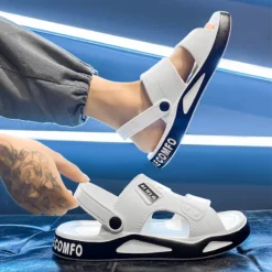 Alternative view of Thick-Soled EVA Flip-Flops with Non-Slip Design for Men