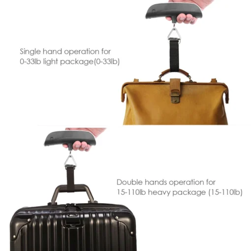 Digital Hanging Scale with Portable LCD Display for Luggage and Travel Weight Measurement - Image 5