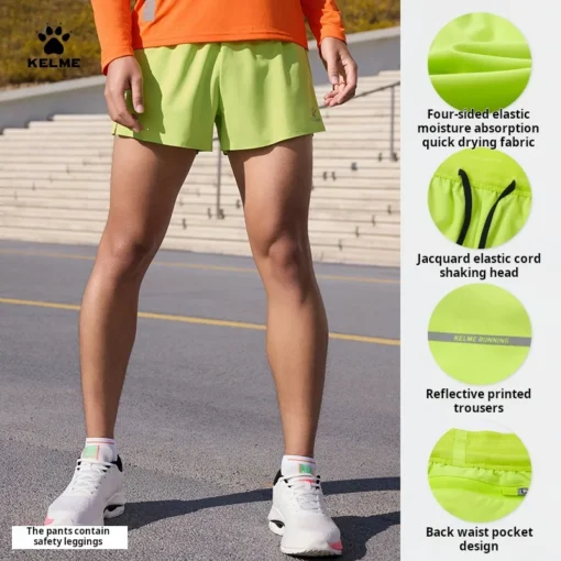 Men's Running Shorts with Moisture-Wicking Fabric for Marathon Training and Outdoor Sports - Image 6