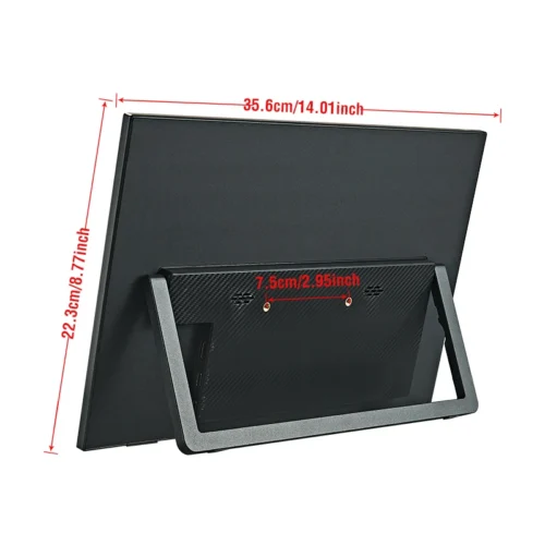 Alternative view of Anmite 15.6-Inch Portable Touch Monitor - 1080P HDR, Low Blue Light, Compatible with Xbox, PS4/5, Switch, Cell Phones, and Laptops