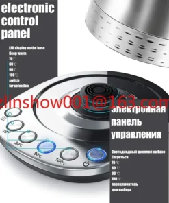 Alternative view of 1.7L Electric Kettle Tea Coffee Thermo Pot Appliances Kitchen Smart Kettle With Temperature Control Keep-Warm Function