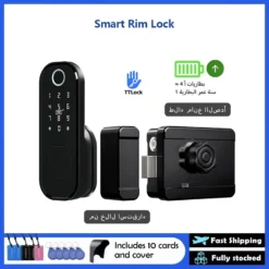 Smart Door Lock with Remote Control and App Access for Enhanced Home Security