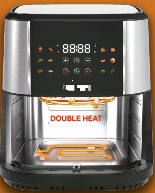 Stainless Steel Electric Air Fryer with 9L and 10L Capacity for Health-Conscious Cooking - Image 6