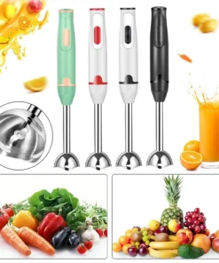 Handheld Electric Food Mixer – Multifunction Egg Beater and Vegetable Blender with Stainless Steel Whisk