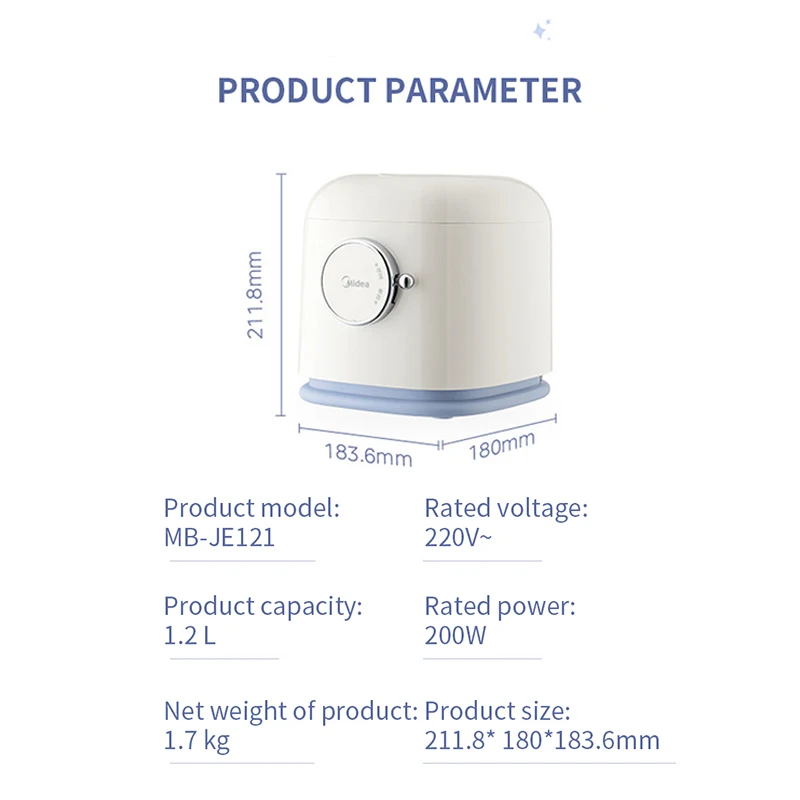 Mini Rice Cooker for 1-2 People - Compact Classical Style - Image 6