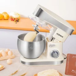 1500W Multifunctional Stand Mixer with Electric Dough Blender for Home Use, 220V