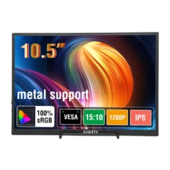 Alternative view of Portable HDR Monitor - 10.5-Inch, 1280P Resolution, Low Blue Light for Xbox, PS4/5, Switch, and PC