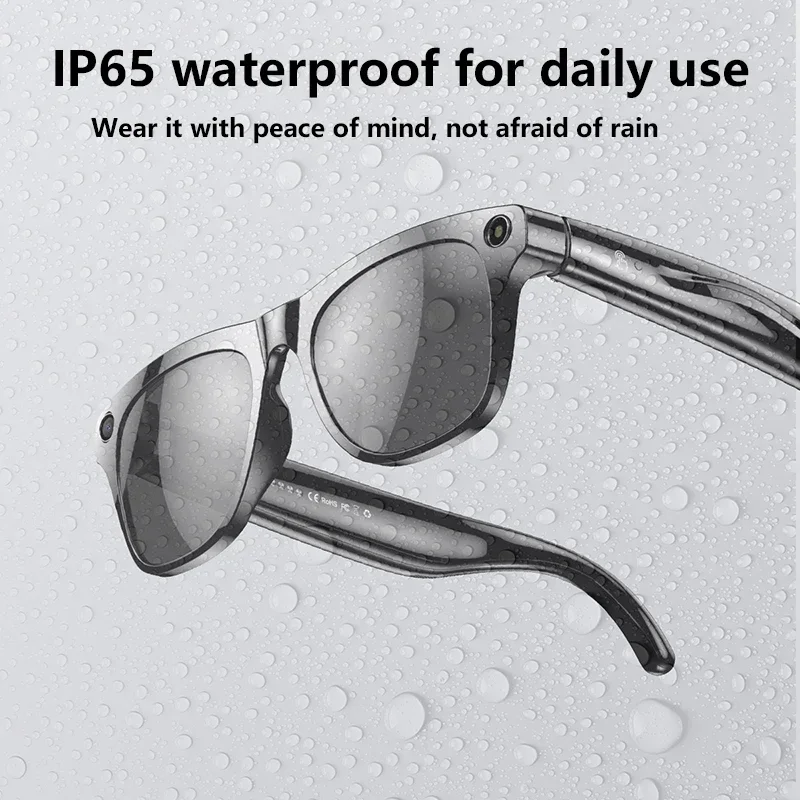 Lenovo Smart 8K AI Glasses With 1200mp Camera Chat Gpt Touch Sport Sunglasses Bluetooth Calling Music Player For Men Women Gift - Image 3