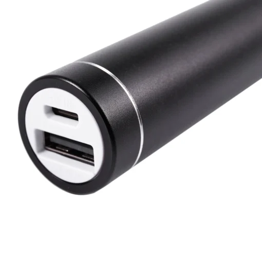 Portable USB Power Bank Battery Charger with 2600mAh Capacity for Mobile Phones - Black - Image 5