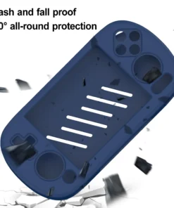 Alternative view of For ANBERNIC RG40XX H Game Console Silicone Case Shockproof Protector Shell Sleeve with Lanyard for Anbernic RG40XX H