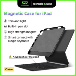 Magnetic Case with Pencil Holder for iPad Pro 11 and 12.9