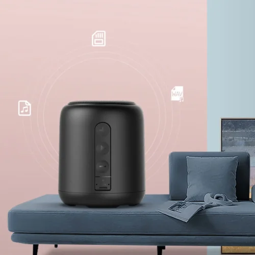 Alternative view of High-Fidelity Wireless Bluetooth Speaker - 360-Degree Sound, Stylish Design