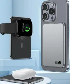 Magnetic Wireless Power Bank 10000mAh - Fast Charging for iPhone, Huawei, Samsung