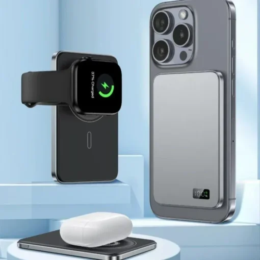 Magnetic Wireless Power Bank 10000mAh - Fast Charging for iPhone, Samsung, Huawei Users - Image 7