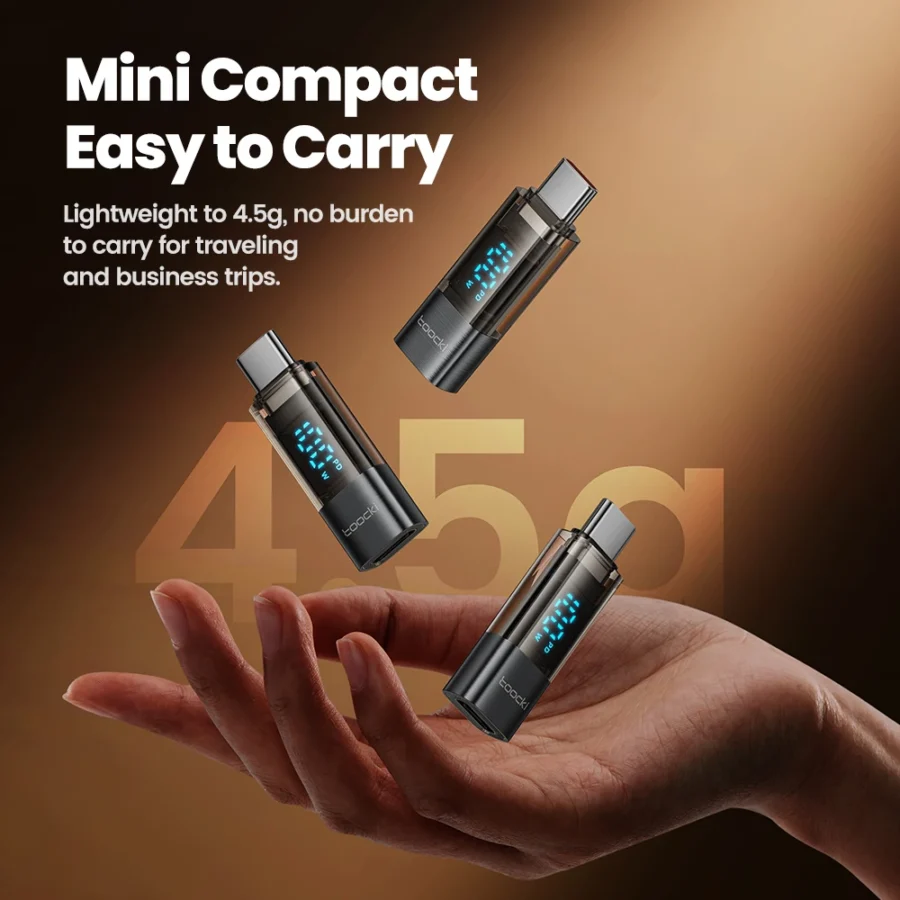 Toocki 100W USB C Adapter Type C to Type-C Digital Display Adapter OTG Connector For iPhone 15 Samsung S23 USB C OTG Connector - Image 6