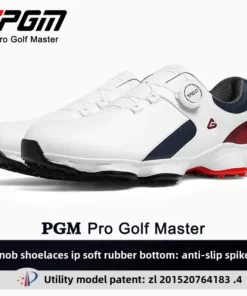 Alternative view of PGM Men Golf Shoes Comfortable Cushion Knob Lace Waterproof Anti Slip Sports Sneakers XZ379