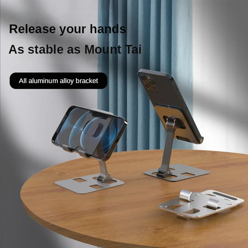 Aluminum Alloy Adjustable Tablet and Phone Stand for iPad and Samsung Devices - Image 5
