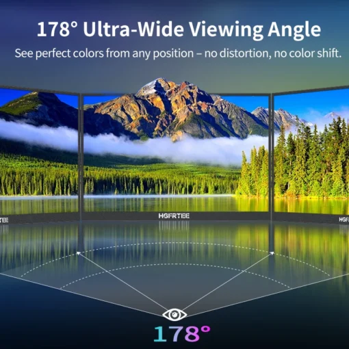 16-Inch Portable FHD Monitor with 100% sRGB and Eye Care for PC and Mac - Image 5