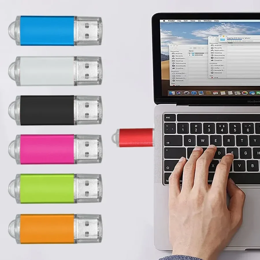 64GB USB 3.0 Metal Flash Drive - High-Speed Memory Stick for Computers - Image 5