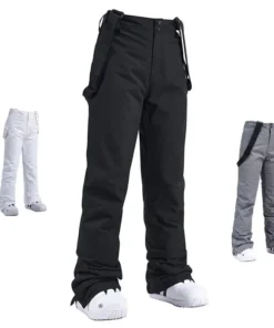 Women's Plus Size Waterproof Ski Pants - Warm, Windproof Winter Trousers