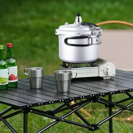 Camping Pressure Cooker - Portable Rice Cooker for Outdoor Cooking Trips - Image 3