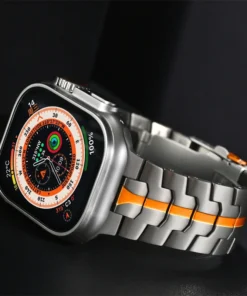 Alternative view of Stainless Steel Strap For Apple Watch Series 11 10 9 8 SE 3 46mm 45mm 42mm 44mm Metal Bracelet Band For iWatch Ultra 3/2/1 49mm