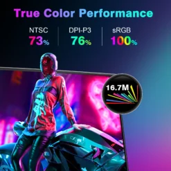 Alternative view of 16-inch Portable IPS Monitor with 100% sRGB Color for Gaming on Laptops and Consoles