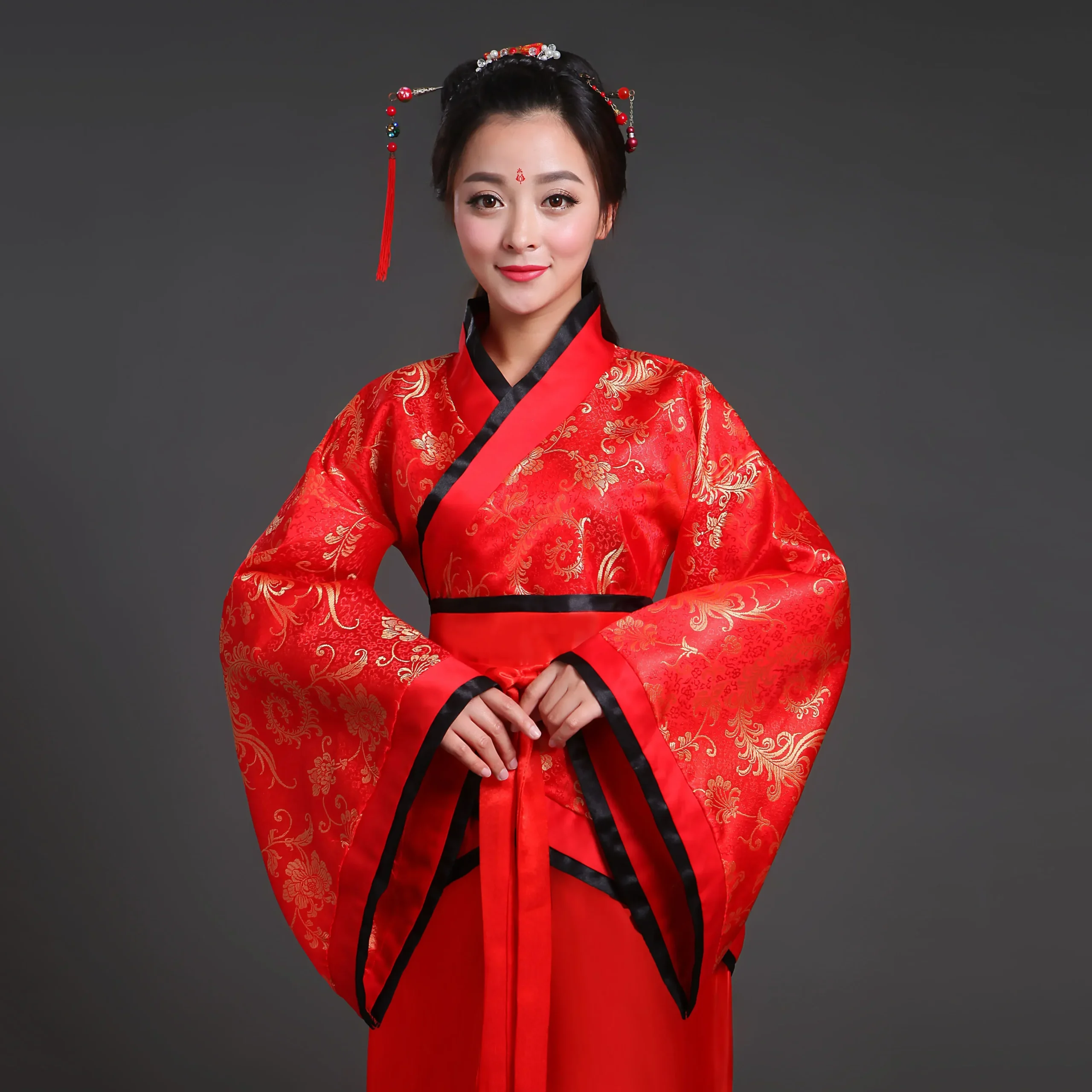 Hanfu Women's Traditional Chinese Costume Dress with Elegant Design for Cultural Events - Image 4