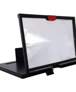 Alternative view of Curved Phone Screen Amplifier Video Mobile Phone Magnifying Glass Stand Bracket Foldable Phone Holder Projector High-definition