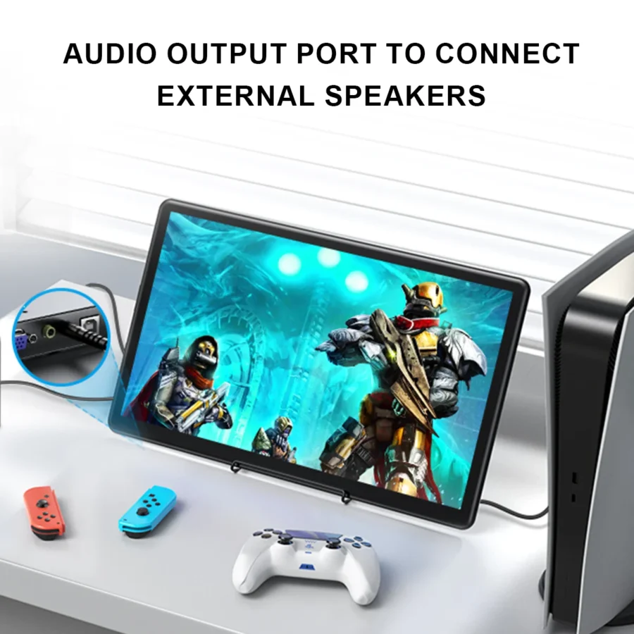 Unew 15.6" Touchscreen Monitor - Full HD IPS Display with HDMI, Type-C, and VGA Ports, VESA Compatible - Image 5