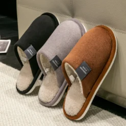 Men's Soft Non-Slip Slippers for Comfortable Indoor Wear and Relaxation