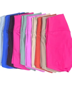 Women's High-Waist Yoga Shorts – Quick-Dry Fitness & Running Shorts