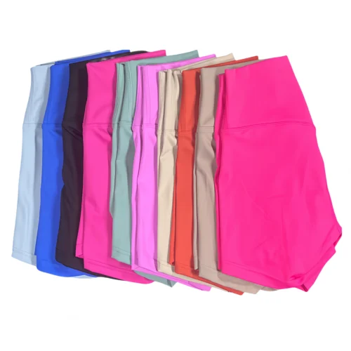 Women's High-Waist Yoga Shorts – Quick-Dry Fitness & Running Shorts