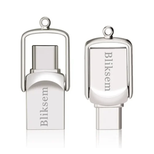 Alternative view of Bliksem 2-in-1 USB Flash Drive - 32GB, 64GB, 128GB - High-Speed Type-C and USB 2.0 Pen Drive