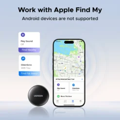 Alternative view of UGREEN SmartTag Bluetooth GPS Tracker with Apple Find My for Luggage and Earbuds