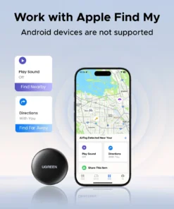 Alternative view of UGREEN Finder Security SmartTrack Link Smart Tag With Apple Find My Key Bluetooth GPS Tracker For Earbud Luggage MFi Finder IOS
