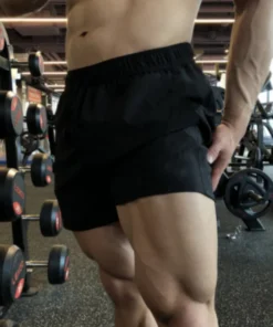 Alternative view of Men Sport Shorts Summer Sportswear Beach Jogging Short Pants Training Shorts Men Basketball Clothing Gym Fitness Running Bottoms