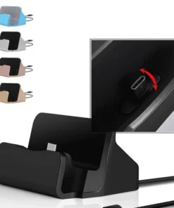 Type C USB Dock Charger for IPhone 15 Pro Max Samsung S24 S23 S22 S7 S6 S8 Plus Micro Cradle Dock Station Stand Charging Base