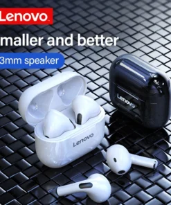 Alternative view of Lenovo LP40 Wireless Bluetooth Earbuds - Touch Control, Stereo Sound, Noise Reduction, Long Battery Life