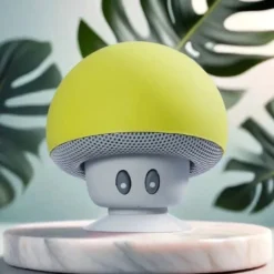 Alternative view of Portable Mini Mushroom Bluetooth Speaker with Suction Cup for Phones