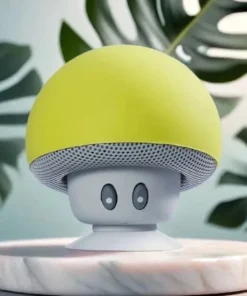 Alternative view of XIKCU Portable Mini Mushroom Bluetooth Speaker with Suction Cup – Creative Gift for Phones