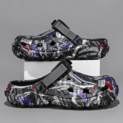 Alternative view of Men's Camouflage EVA Clogs - Comfortable Beach Sandals in Size 46-47