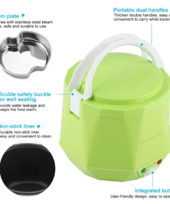 Alternative view of Russell Hobbs 1.6L 24V Electric Rice Cooker - Portable Multifunctional Steamer