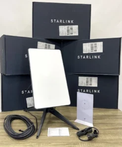 Alternative view of NEW Starlink Rev4 Satellite Internet Flat High-Performance Starlink Satellite Internet Kit With Wedge Mount
