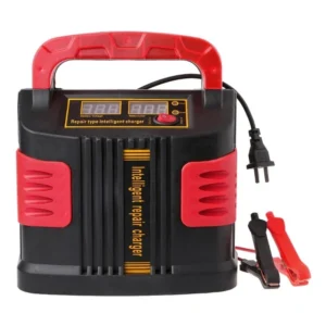 Car Jump Starter with AUTO Adjust LCD Display, 350W 14A, for 12V-24V Vehicles