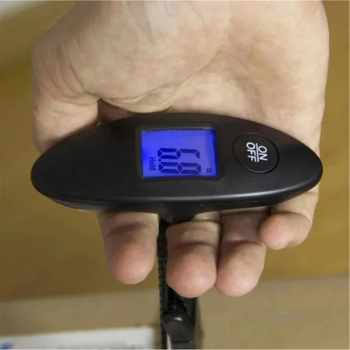 Digital Luggage Scale with High Precision LCD Display and Webbing Belt for Travelers - Image 2