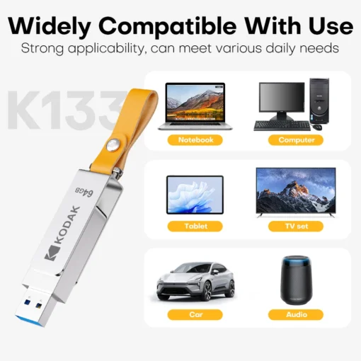 Kodak USB 3.1 Flash Drive with 120MB/s Read Speed and Metal Body for Storage Enthusiasts - Image 5