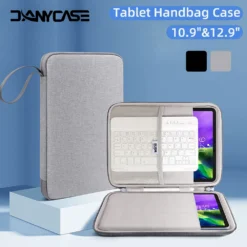 Tablet Handbag Case with Protective Sleeve for 9-13 Inch iPad Air and Pro Users