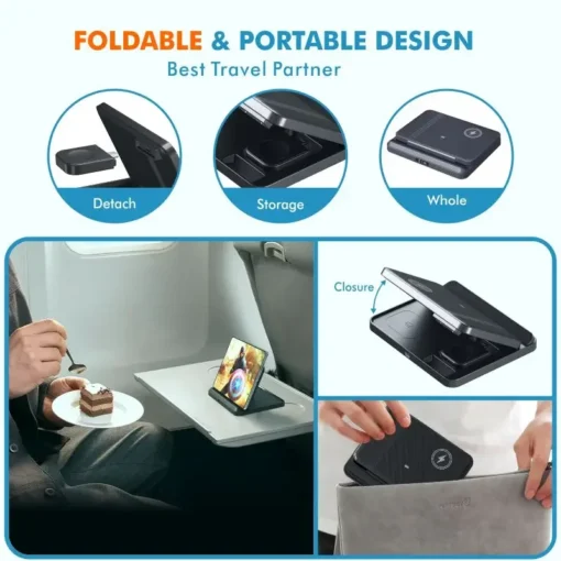 Samsung 3-in-1 Wireless Charger Stand for Fast Charging Galaxy Devices and Accessories - Image 6