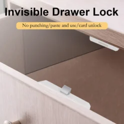 Alternative view of Tuya Smart Drawer Lock - Keyless NFC Electronic Lock for Cabinets and Furniture